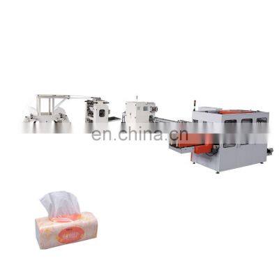 Automatic V fold facial tissue machine production line