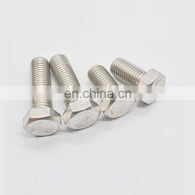 Price for  stainless steel a4 screw m6 hexagonal hex head cap screw