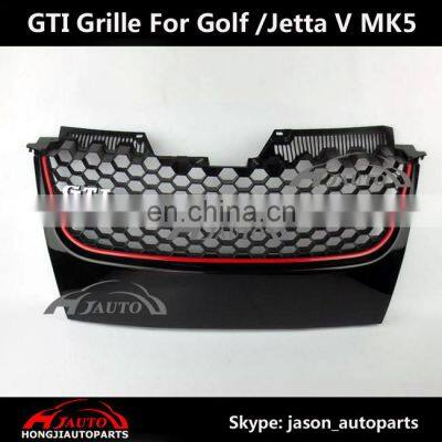Front Grille for VW Jetta 05 V GTI , GTI Grill Red Trim Line for Jetta Mk5 photo-2
