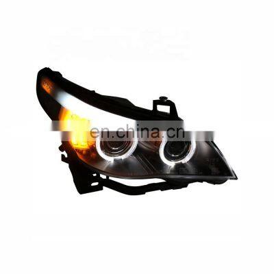 CCFL/LED Angel Eyes Head Light For E60 523i 525i 530i 2003-2005/2006/2007-2010 Year