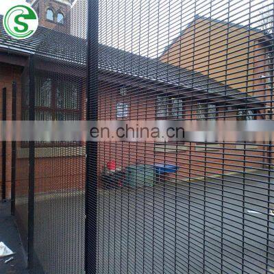 High quality 358 security anti climb fencing barbed wire safety airport fence