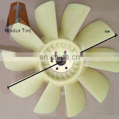 600-625-7550 Excavator PC120-6 fan blade for diesel engine 4D102 cooling Fan 6 holes 10 blades