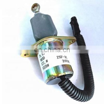 3931196 3800603 3934171 ZSF-3C Engine Stop solenoid for excavator solenoid