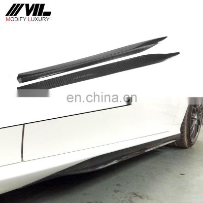 ML Style Carbon Fiber GS350 Side Skirts for Lexus GS300 F-Sport 2013-2015