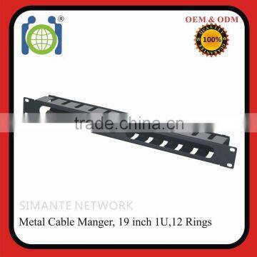 19 inch Metal 1U Cable Organizer