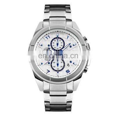 Retro custom your logo Japan movement quartz stainless steel handwatch men's sport watch