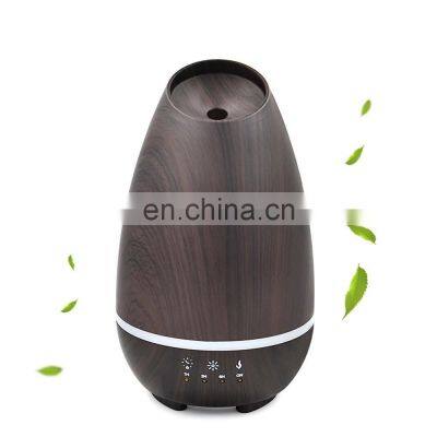 500ml  2021 Portable Dark Wooden Grain Big Capacity Slim Shape Electric Household Ultrasonic Air Humidifier Aroma diffuser