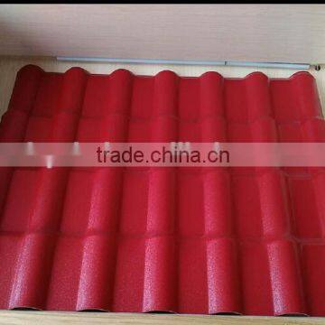 pvc coated plastic spanish roof tile