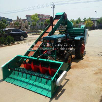 The self-propelled multi cylinder single barrel corn thresher is dry and wet, and the threshing machine is clean