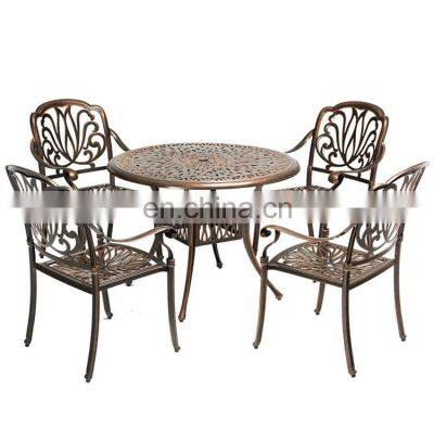 modern outdoor furniture patio sets wrought iron aluminum table and chairs