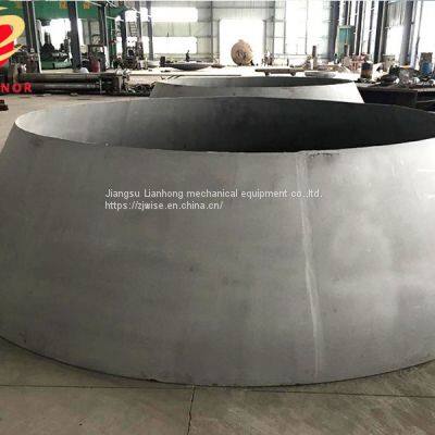 Large Stainless Steel open Conical head for Boiler Parts 7000mm*16mm