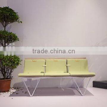 Good Price Europe Patented Indoor Public Waiting Chair Seating Benches for Airport Salon Bus Station Hospitable H63D-M photo-4