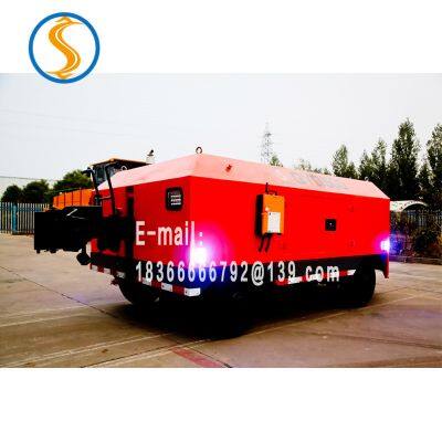 High quality railway working car, engineering locomotive, electric railway tractor