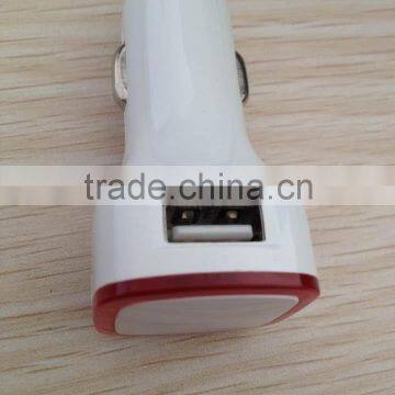 Shenzhen vatop car charger/travel charger epoxy logo with 2 usb port free sample.