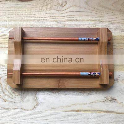 Japanese Wooden Sushi Plate Sushi Tray With Chopsticks