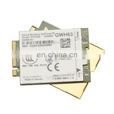 300Mbps/50Mbps 4G LTE Cat.6 Module DW5816e Sierra EM7430, APAC Region Support GPS/GLONASS/Beidou/Galileo EM7430 Module DW5816e