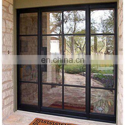 House Main Door Design Patio Arched Entry Door Modern Prehung French Iron House Oval Glass Front Door photo-2