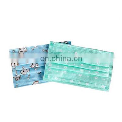 High quality cheap printed  kids face mask disposable medical  hot selling 2021