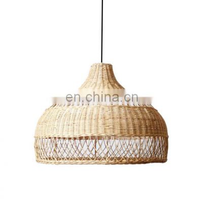 Hot Sale Rattan Lampshade rattan pendant light wicker ceiling light decor high quality made in vietnam