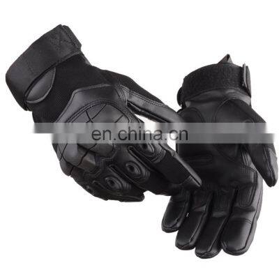 High Quality PU Coated Protective Full Finger Sport Outdoor Touch Screen Motorcycle Tactical Gloves photo-5
