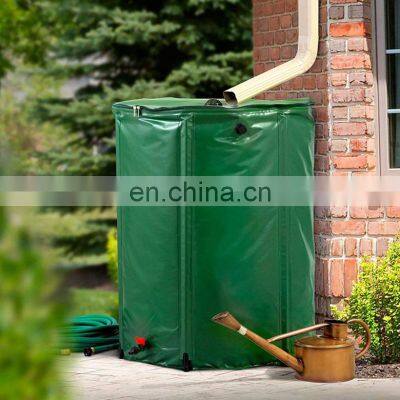 Collapsible 60 gallon plastic barrels mexican pvc rain barrel tank saving water