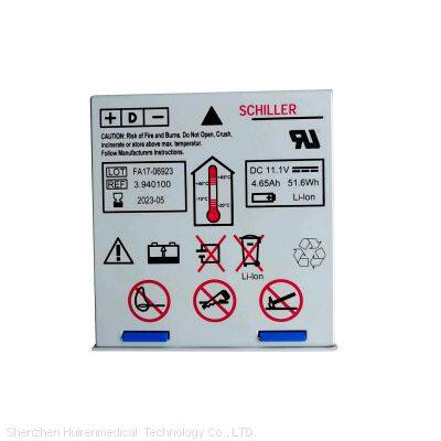 Original Defigard 5000 Schiller Defibrillator Monitor Lithium Battery REF 3.940100 11.1V 4.65Ah Medical Use
