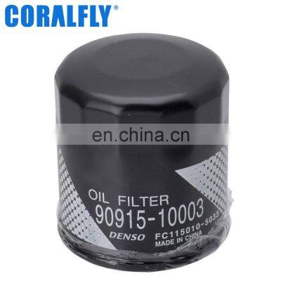 CORALFLY 90915-10003 Genuine Part Engine Oil Filter for Toyota Hilux Camry Auris Vitz original car Oil filter