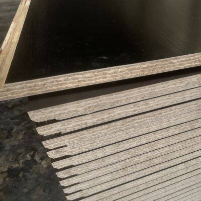 28mm Thickness 1160x2400mm Apitong Hardwood With Black Film Container Repairing Flooring Plywood