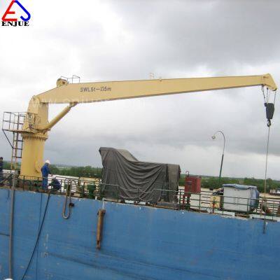 Best Service Stiff Boom Marine Crane 30Ton Hydraulic Lifting Customized Straight Arm Crane photo-5