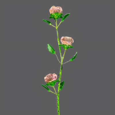 Acrylic Rose Flower for  Wife Girfriend Women Crystal Flower Collectible Home Table Decor for Holiday