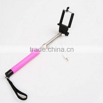 Fashion Colorful Wired Selfie Stick Monopod With Cable for Smartphone Supplier's Choice photo-3