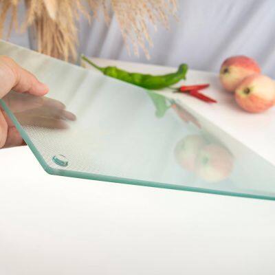 Textured Translucent Glass Worktop Protector, 40 x 30 cm (16