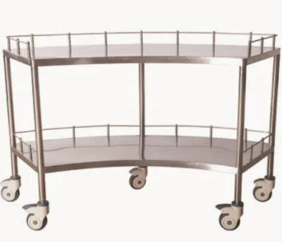 Stainless Steel Hospital Surgical Instrument Trolley photo-3