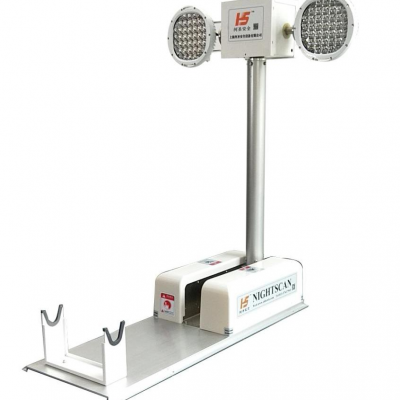 Rescue Vehicle Roof Mounted Telescopic Mast LED Light Tower