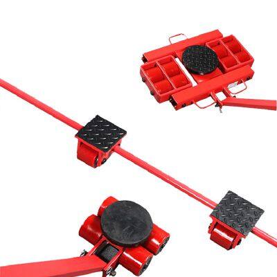 Combined Transporting Moving Machinery Handling Trolley Transport Cargo Tank Skate Trolley Dolly