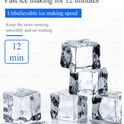 Ice Cube Machine Automatic Commercial 200 kg Cube Ice Maker photo-1