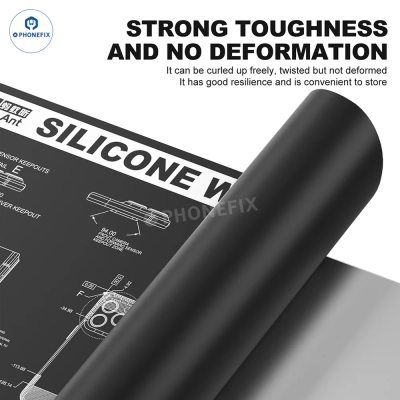 MaAnt Non-Conductive Silicone Mat for Motherboard Soldering and PCB Repair photo-2
