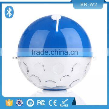 Ball design round mini vibration woofeer waterproof wireless microphone speaker for swimming