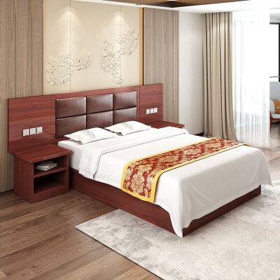 Hotel Bed Made of Plywood From BianYi Furniture Factory in Foshan City photo-4