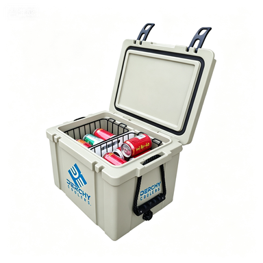 25qt Small Portable Rotomolded Cooler Compact Insulated Ice Box for Outdoor