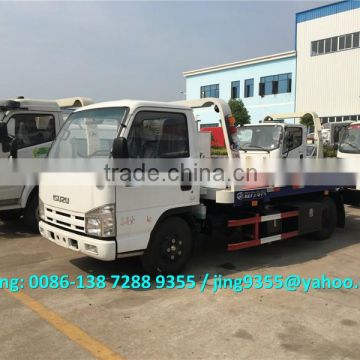 China cheap tow trucks, light duty 4x2 road wrecker tow truck for sale philippines