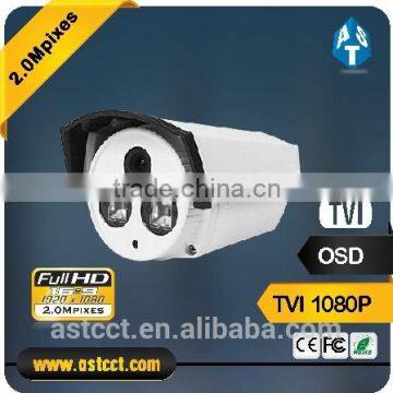 1920*1080P HD-TVI Bullet Camera CMOS CVBSTVI Dual Output IR CCTV Camera with Waterproof