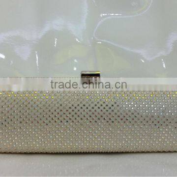 Box Shape Sequin Studded Evening Bags crystal clutch