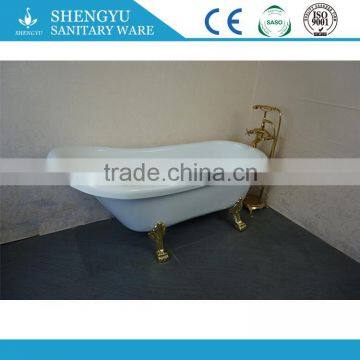 2016 customized claw foot tub/ classic bath tub/ soaking bathtub with all sizes