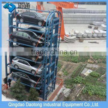 multi-level automated car stack parking system