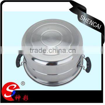 caitang chaozhou stainless steel barrel soup pot/ 1layer steamer pot