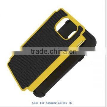 2015 Fashion 2 IN 1 Cell phone Case for Samsung Galaxy S6