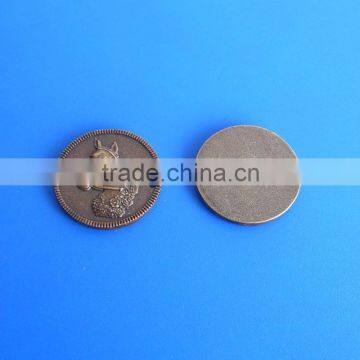 3d Horse and Dolphin Shape Antique Metal Plate photo-3