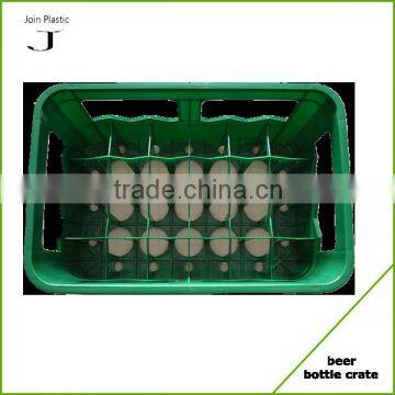 Popular plastic divide crate for boottle with handle