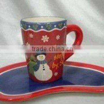 ceramic christmas mug